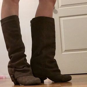 LAST CALL! Naughty Monkey Brown Suede Boots